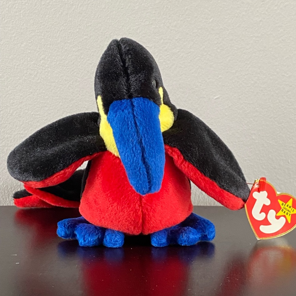 Ty Kiwi Style 4070 Plush with Red and Black